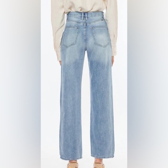 Kancan Wanda Ultra‎ High Rise 90's Straight Leg Jeans Size 28 - Picture 2 of 10